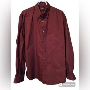 Men’s Wrangler Western Wear Long Sleeve Button Down Shirt Size‎ Large